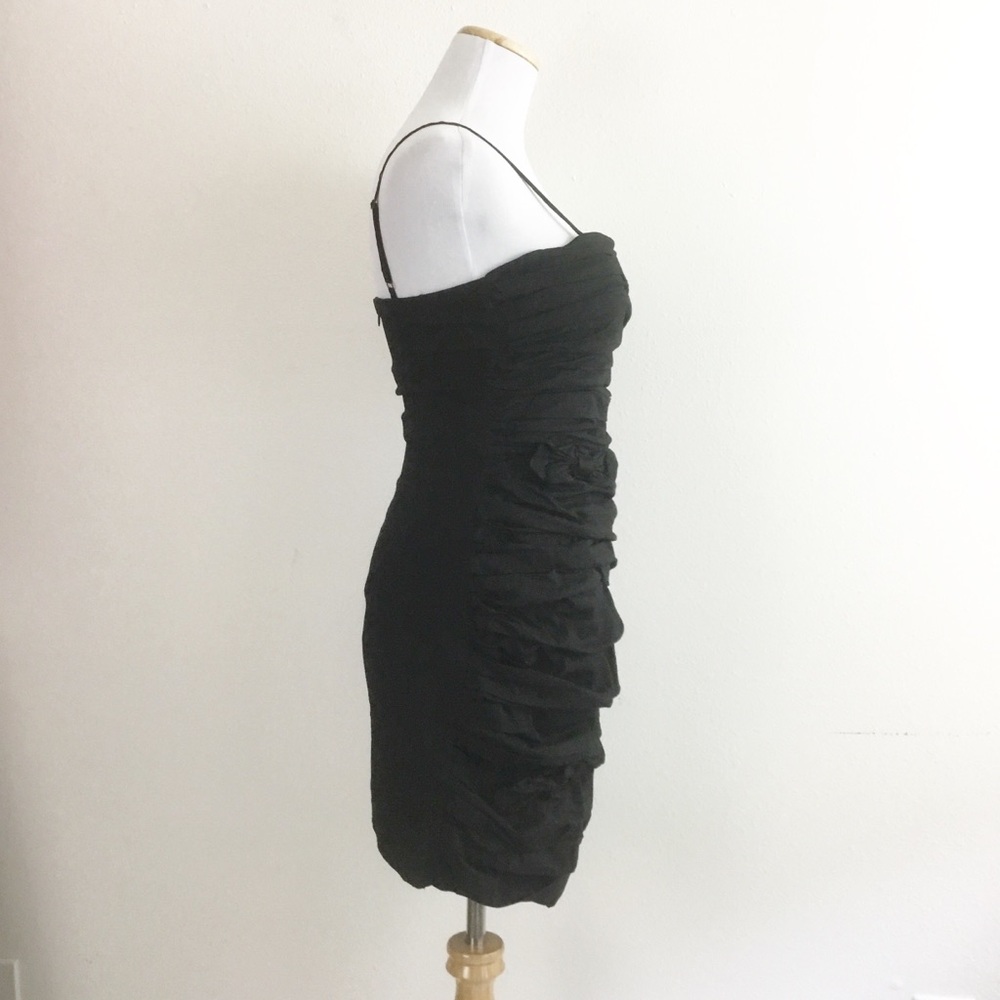 MM Couture By Miss Me Layered Black Bow Dress - Picture 3 of 6